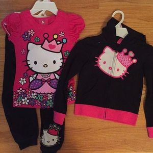 NWT Hello Kitty Sweat Outfit